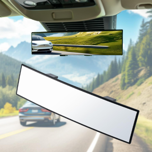 Panoramic Wide-angle Rearview Mirror for Cars (One Piece)