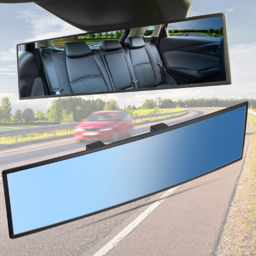 Panoramic Wide-angle Rearview Mirror for Cars (One Piece)